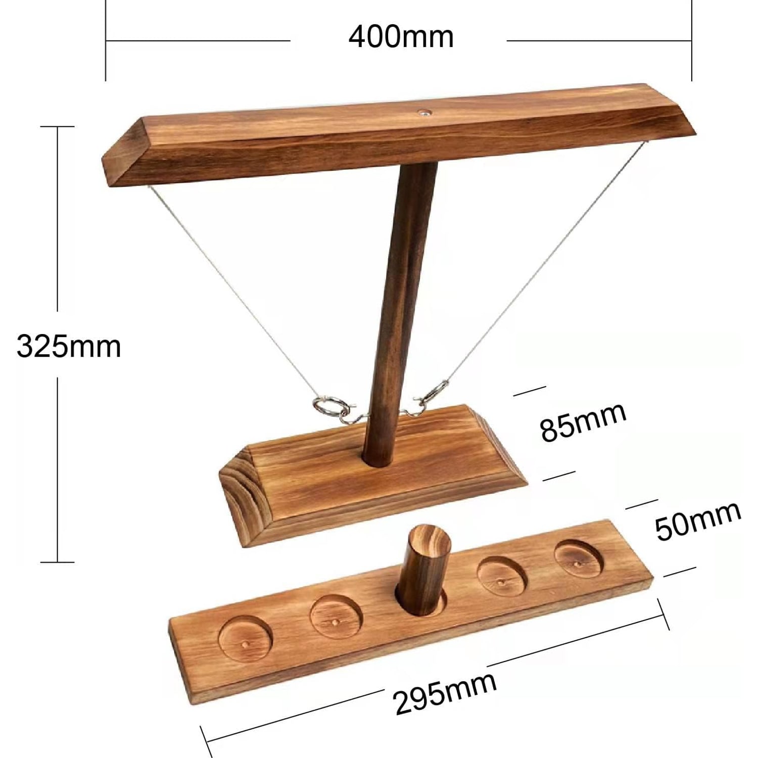 Hook and Ring Toss Game