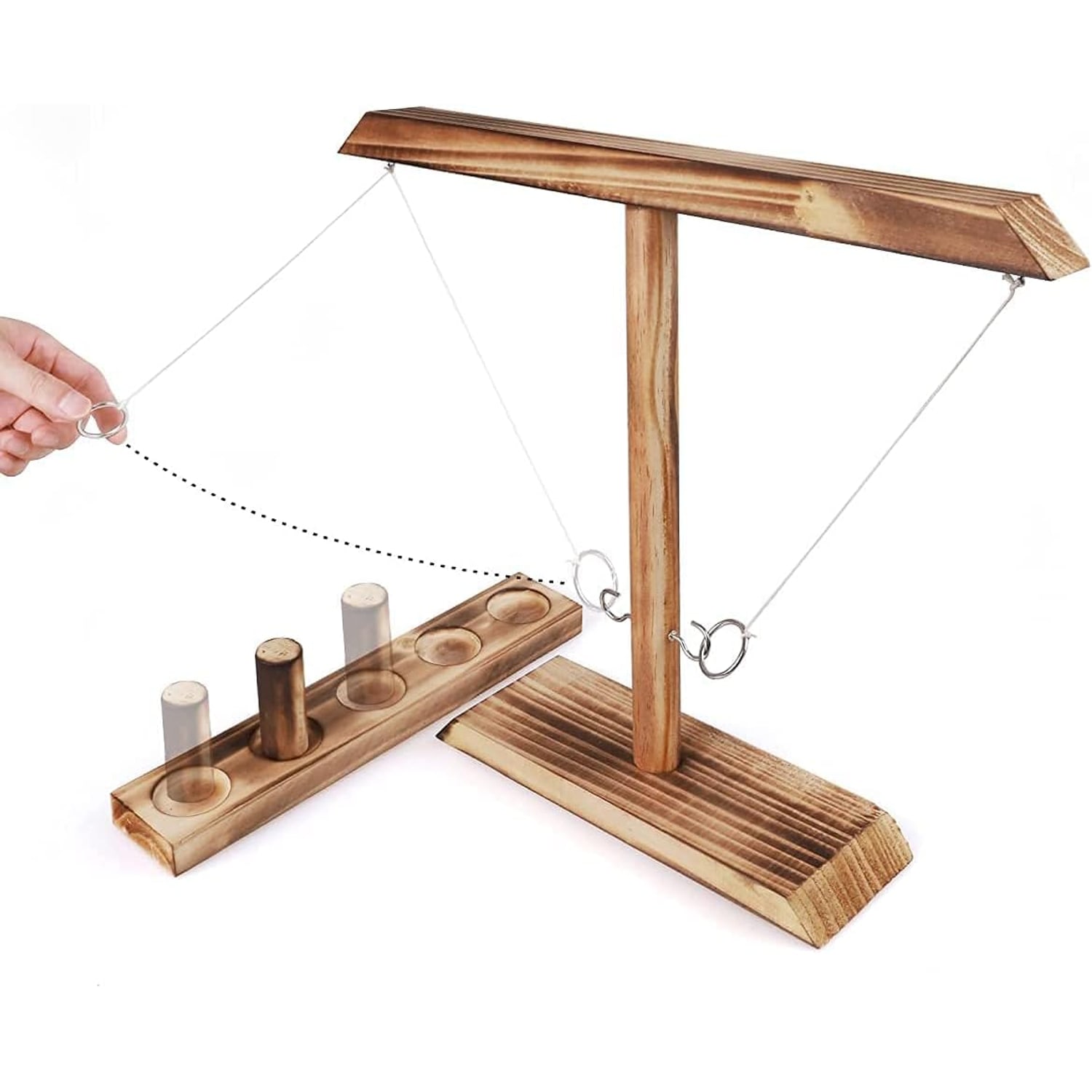 Hook and Ring Toss Game
