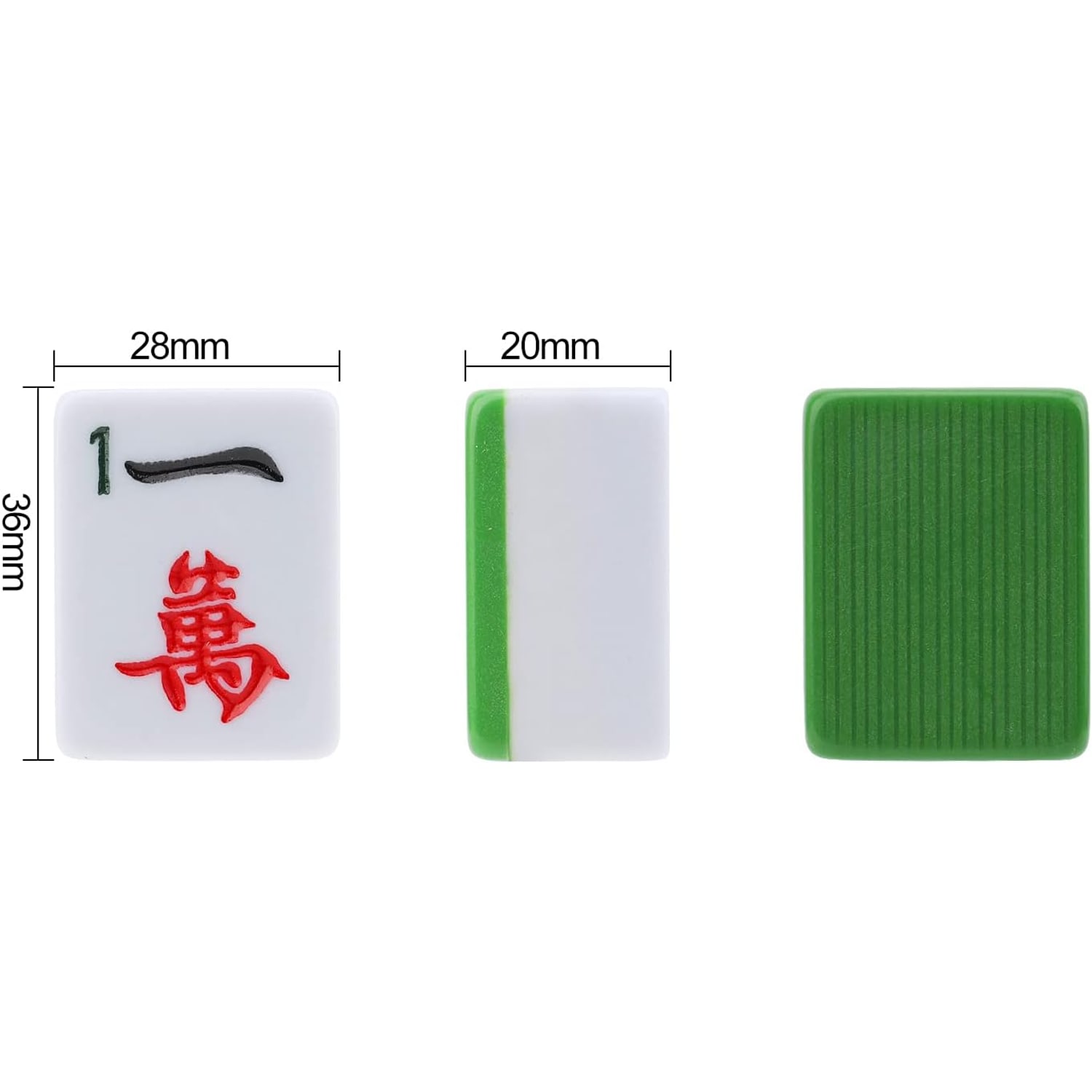 Mahjong Set with English Characters and 144 Resin Tiles: image 4