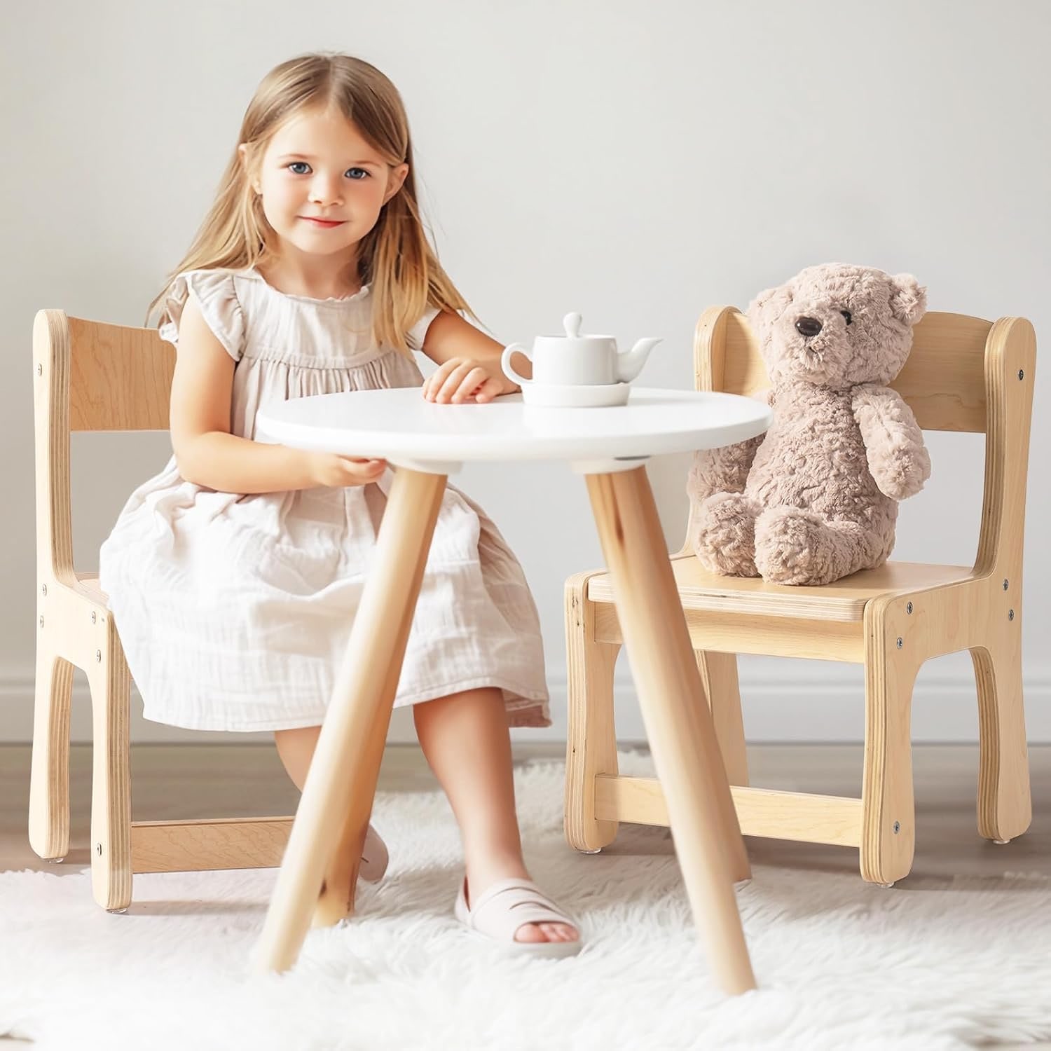 Wooden Kids Chairs Set of 2: image 2