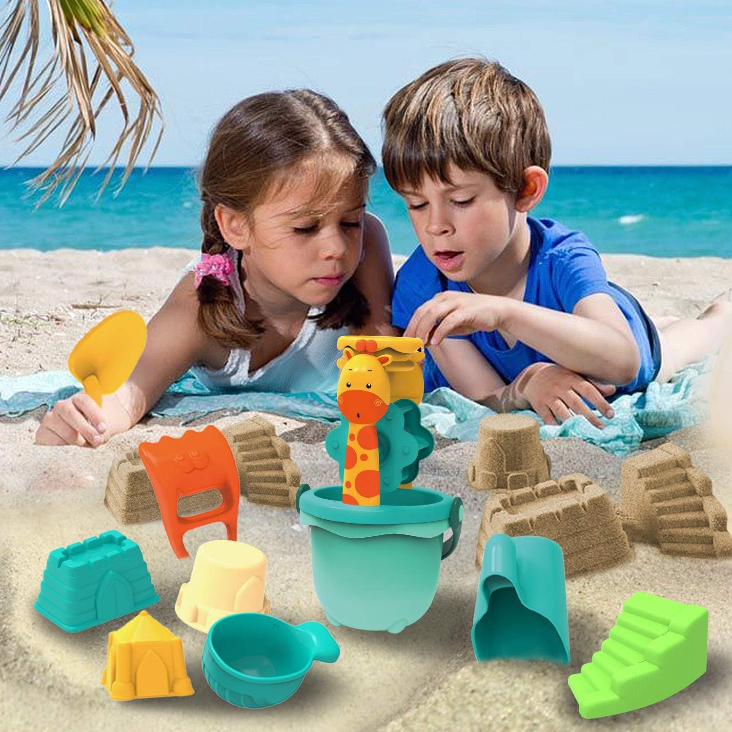 21 Piece Beach Pail and Shovel Set: image 3