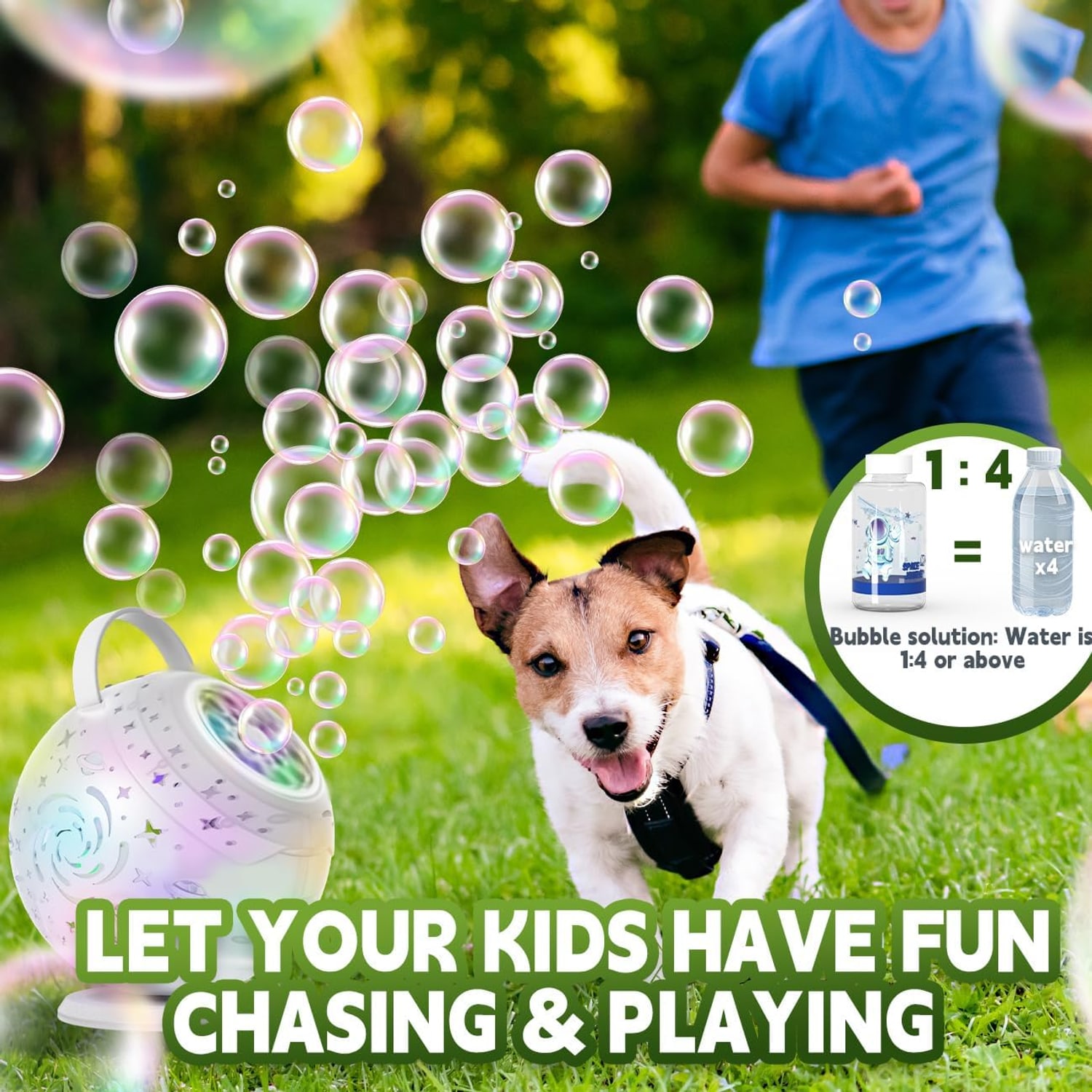 Rechargeable Rotating Bubble Machine: image 7