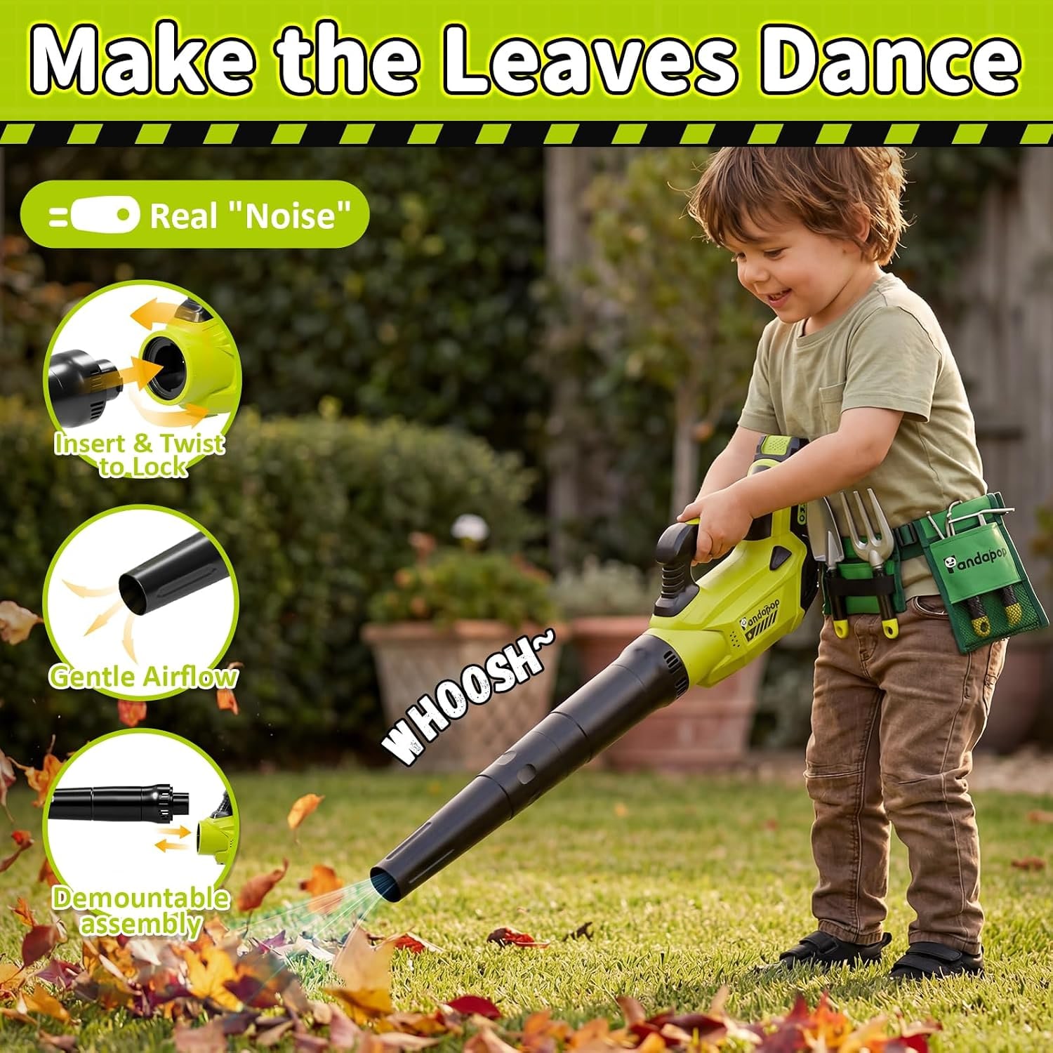Toy Whipper Snipper and Leaf Blower Garden Set