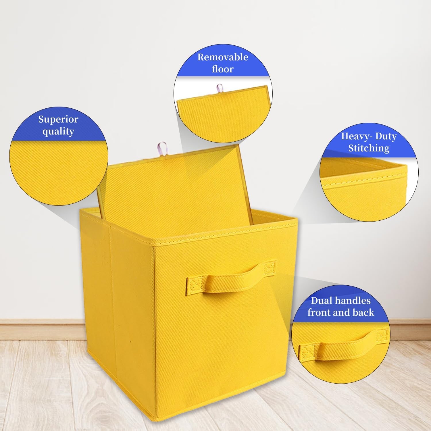 Foldable Cube Storage Boxes 6 Pack: image 3