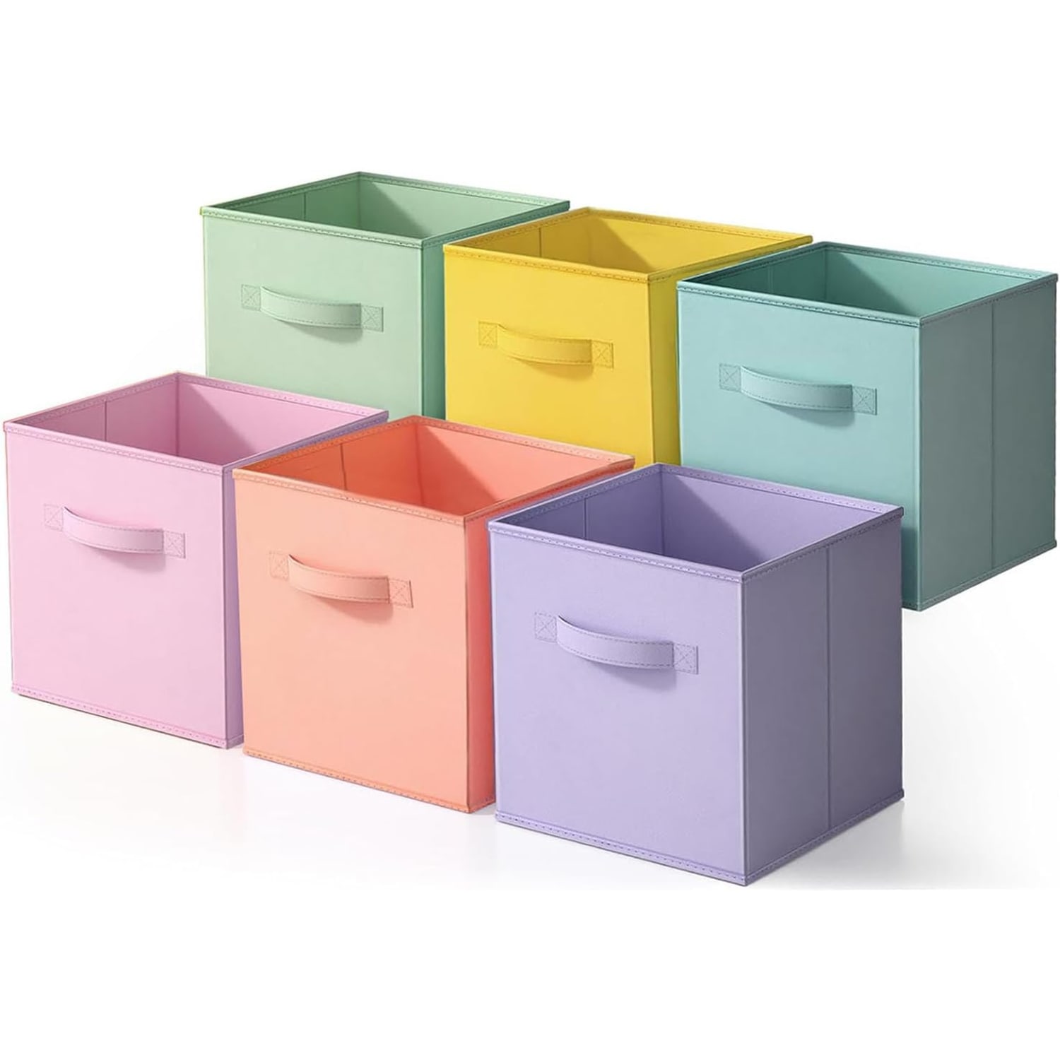 Foldable Cube Storage Boxes 6 Pack