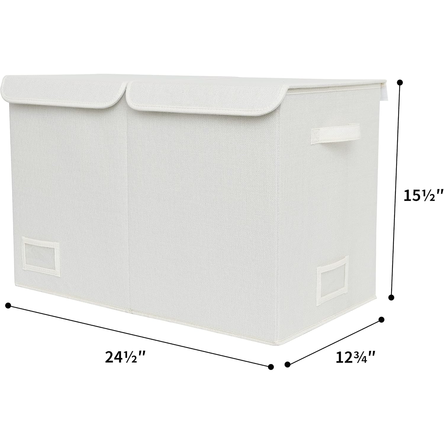 Large Toy Storage Box with Lid and Handles: image 4