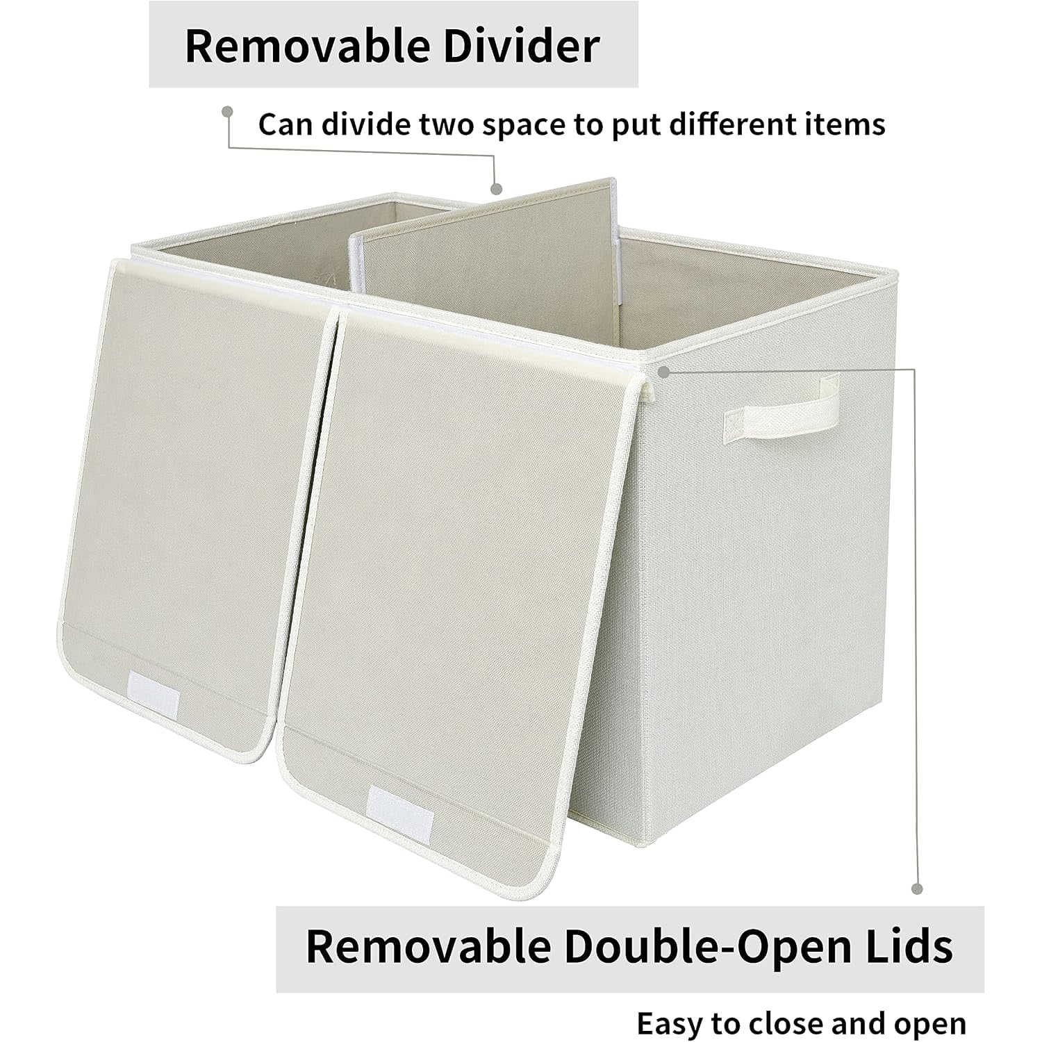 Large Toy Storage Box with Lid and Handles: image 7