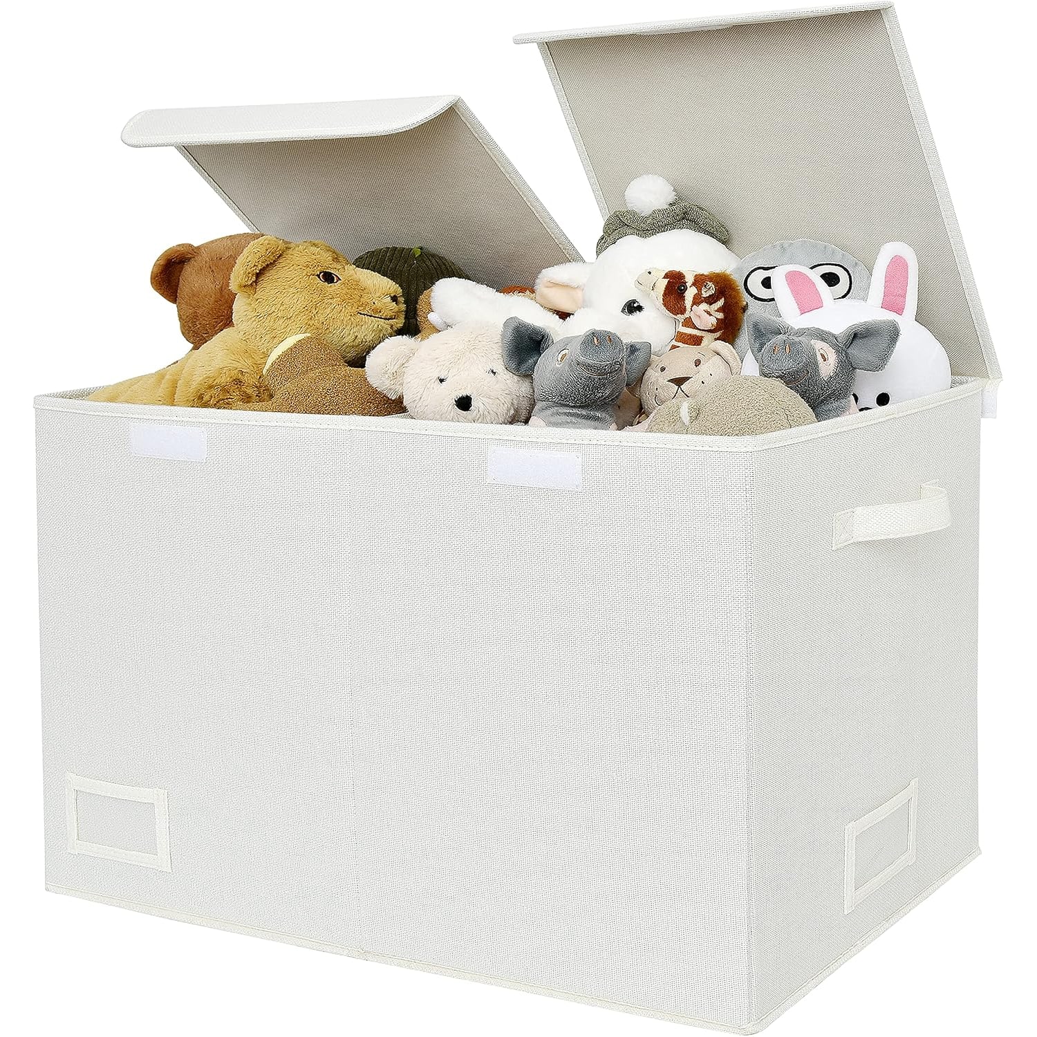 Large Toy Storage Box with Lid and Handles