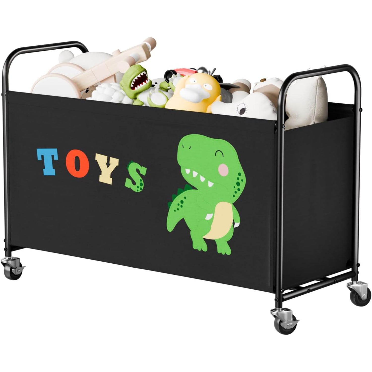 Rolling Toy Chest with Lockable Wheels